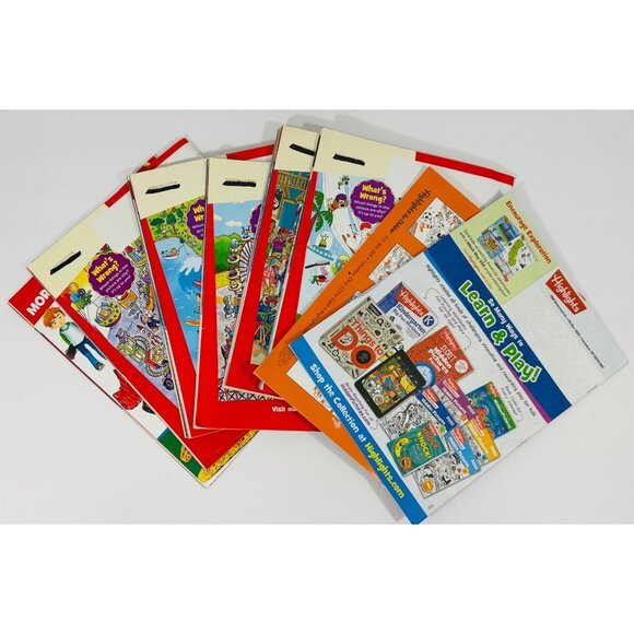 Highlights Magazine Lot Kids Activities Puzzles Classroom Reading Fun 2019 - Picture 2 of 5